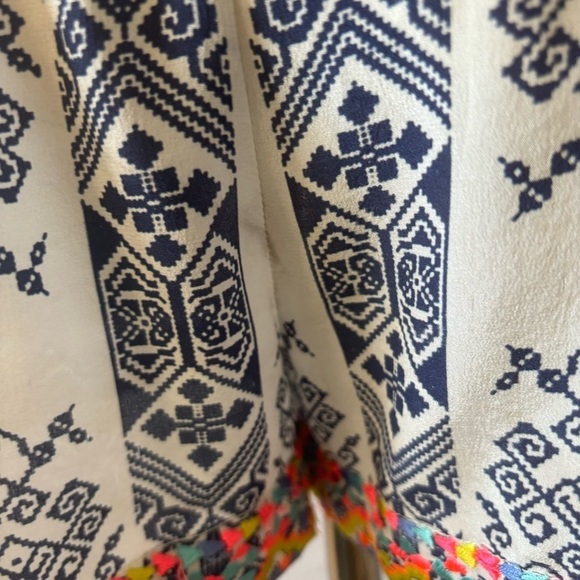 Rococo Sand REVOLVE Boho Silk Tassel Shorts Embroidered Small Resortwear - Picture 13 of 13